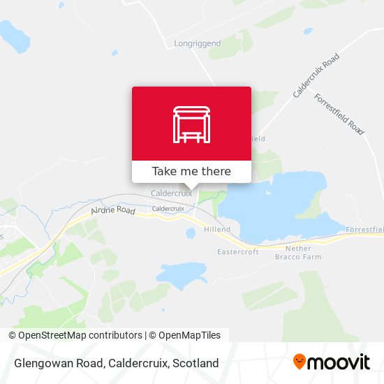 Glengowan Road, Caldercruix map