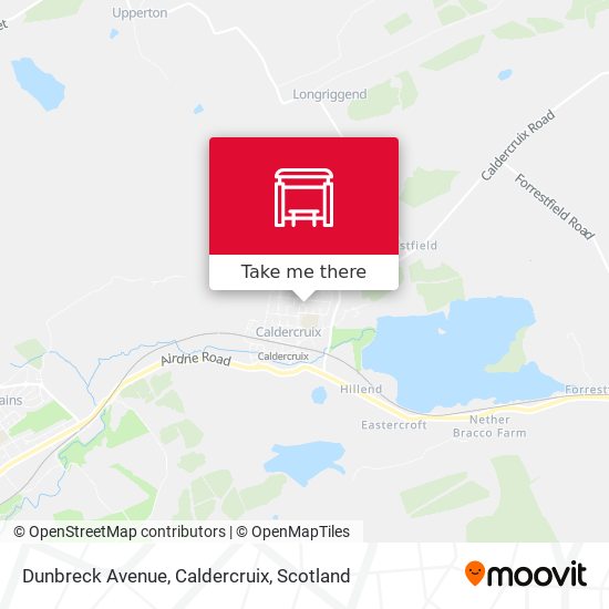 Dunbreck Avenue, Caldercruix map