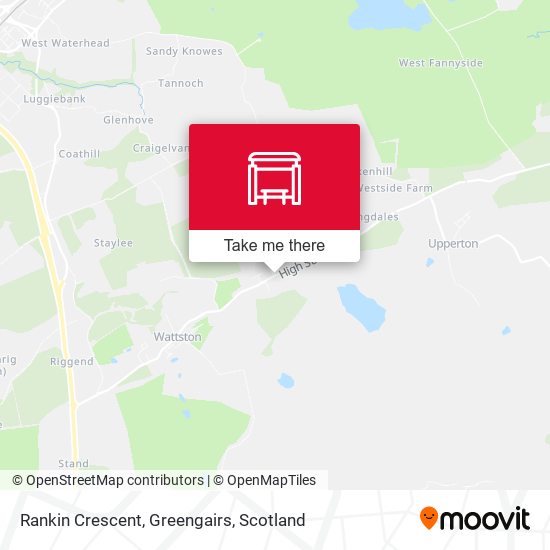 Rankin Crescent, Greengairs map