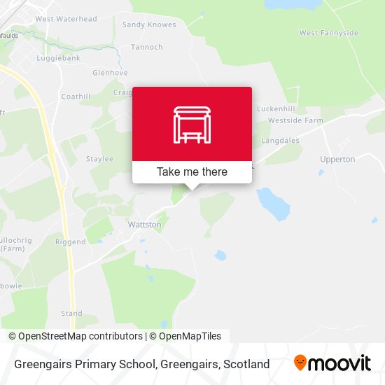Greengairs Primary School, Greengairs map