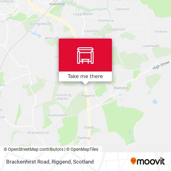 Brackenhirst Road, Riggend map