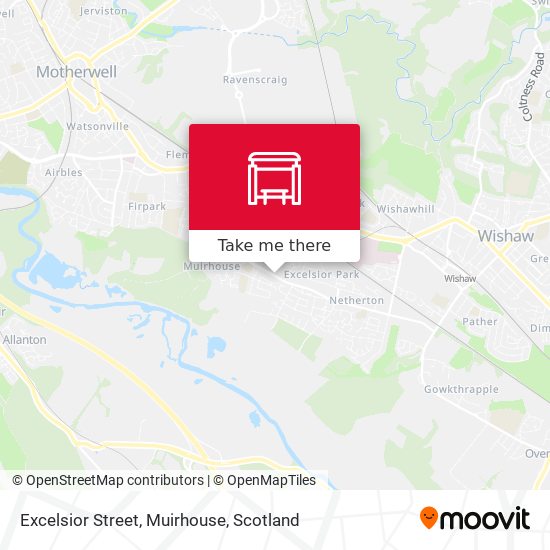 Excelsior Street, Muirhouse map