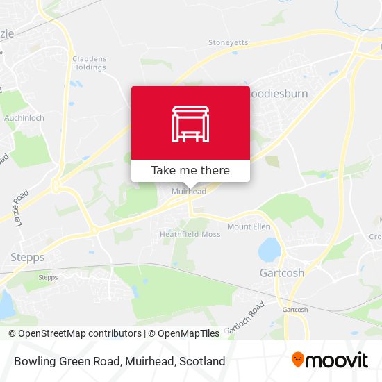 Bowling Green Road, Muirhead map