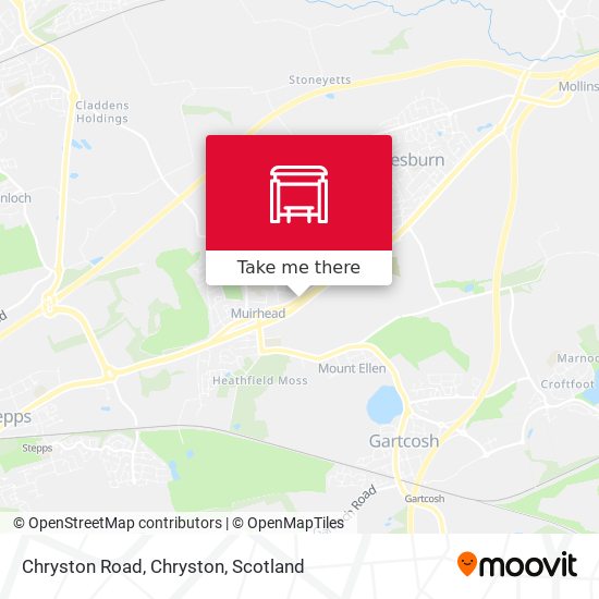Chryston Road, Chryston map