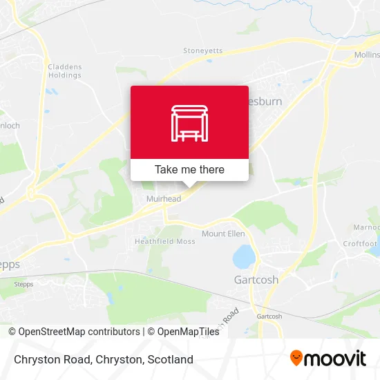 Chryston Road, Chryston map