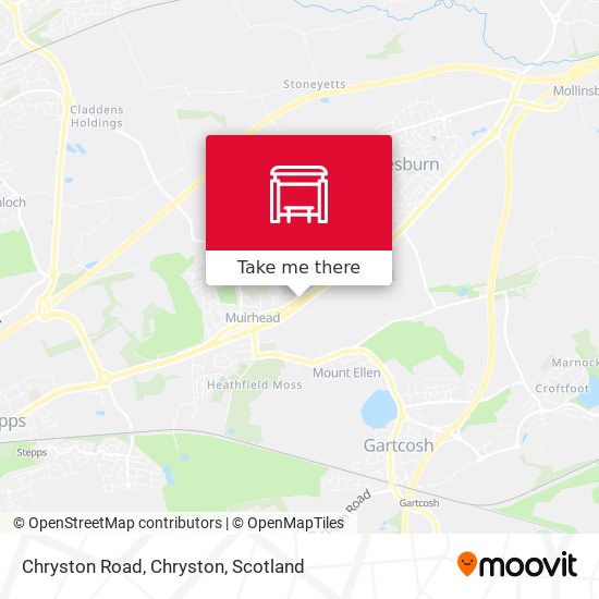 Chryston Road, Chryston map