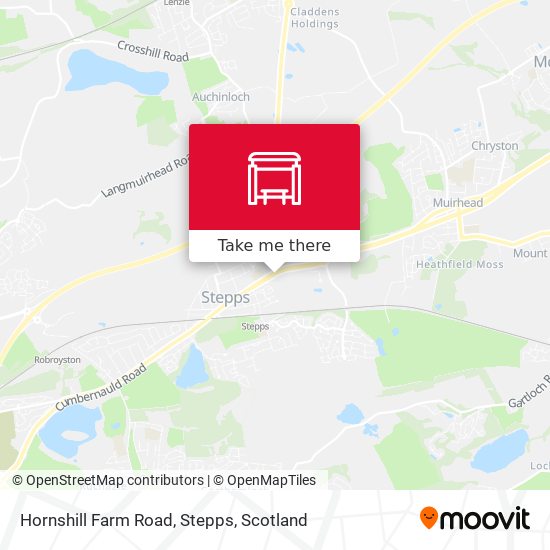 Hornshill Farm Road, Stepps map
