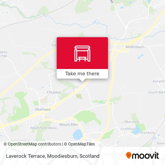 Laverock Terrace, Moodiesburn map