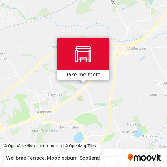 Wellbrae Terrace, Moodiesburn map