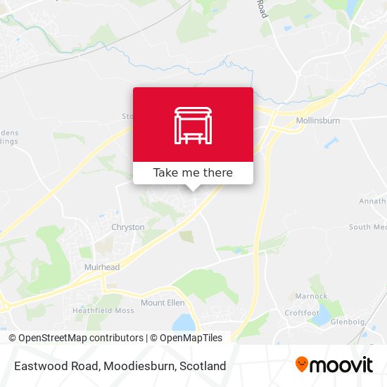 Eastwood Road, Moodiesburn map