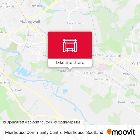 Muirhouse Community Centre, Muirhouse map