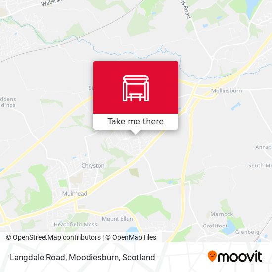 Langdale Road, Moodiesburn map