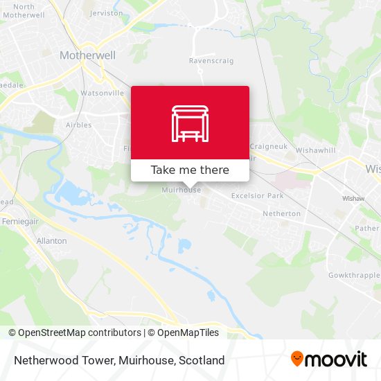 Netherwood Tower, Muirhouse map