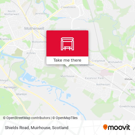 Shields Road, Muirhouse map