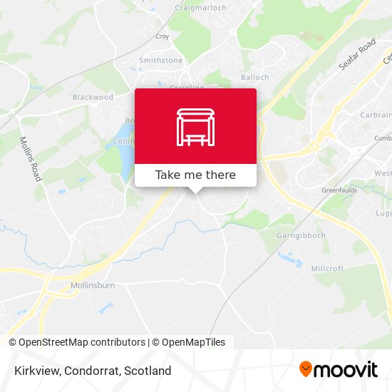 Kirkview, Condorrat map