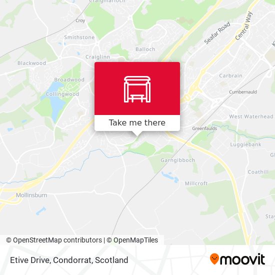 Etive Drive, Condorrat map