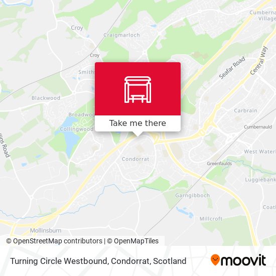 Turning Circle Westbound, Condorrat map