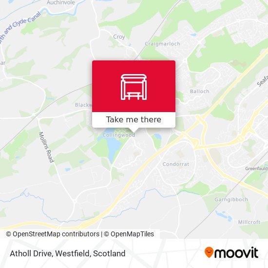 Atholl Drive, Westfield map
