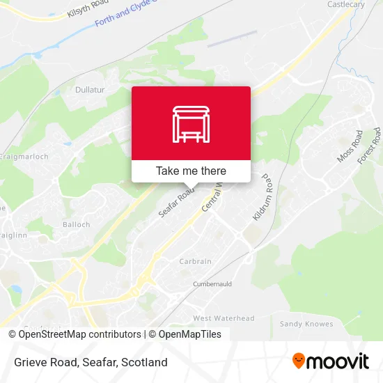 Grieve Road, Seafar map