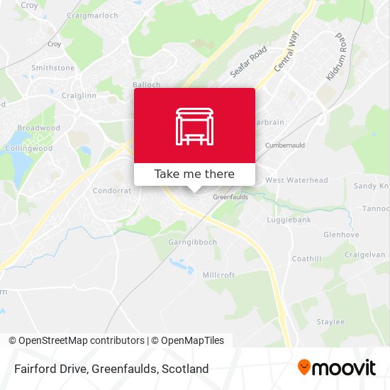 Fairford Drive, Greenfaulds map