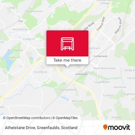 Athelstane Drive, Greenfaulds map