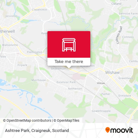 Ashtree Park, Craigneuk map