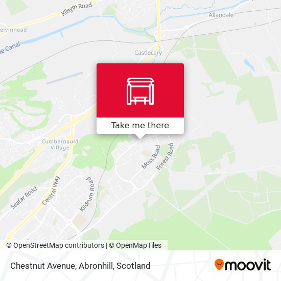Chestnut Avenue, Abronhill map