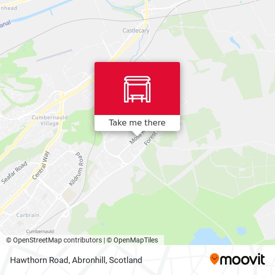 Hawthorn Road, Abronhill map