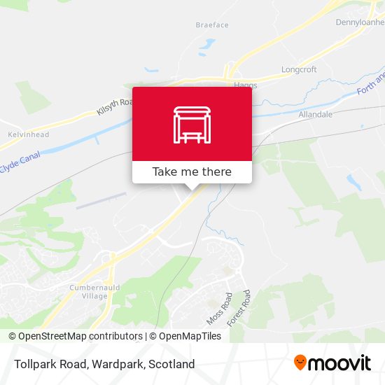 Tollpark Road, Wardpark map
