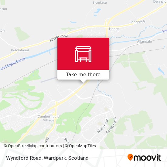 Wyndford Road, Wardpark map