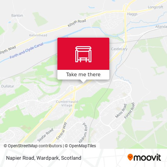 Napier Road, Wardpark map