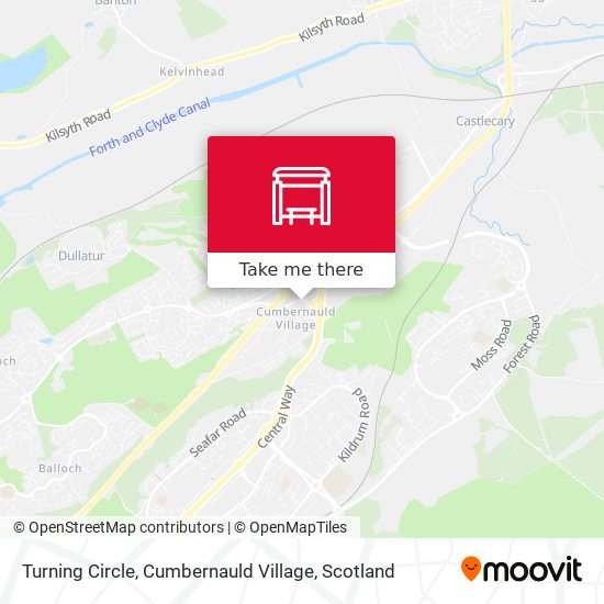 Turning Circle, Cumbernauld Village map