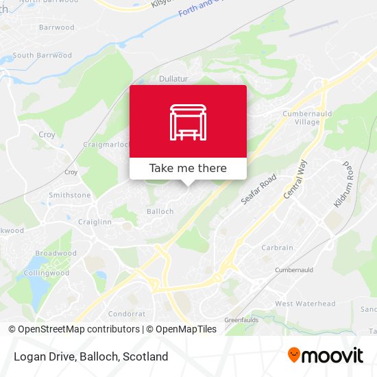 Logan Drive, Balloch map