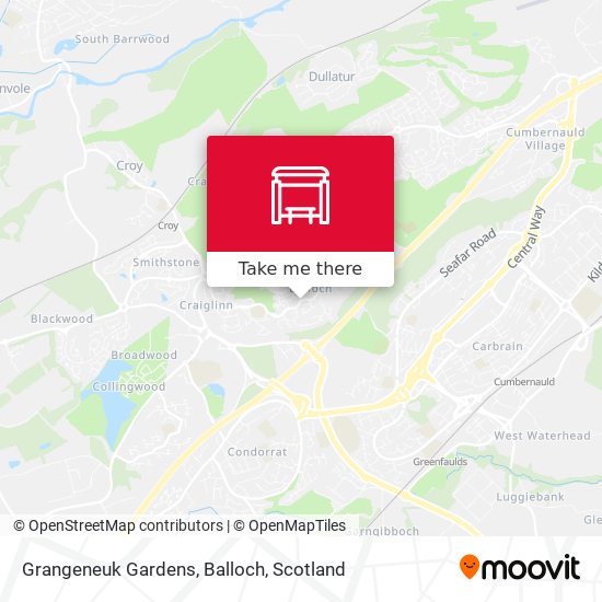 Grangeneuk Gardens, Balloch map