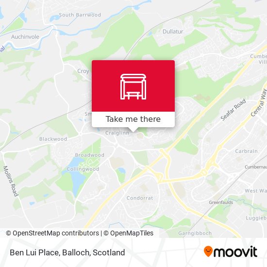 Ben Lui Place, Balloch map