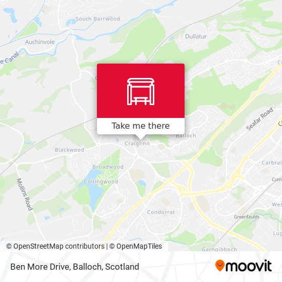 Ben More Drive, Balloch map
