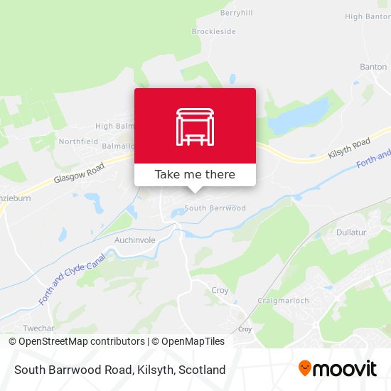 South Barrwood Road, Kilsyth map