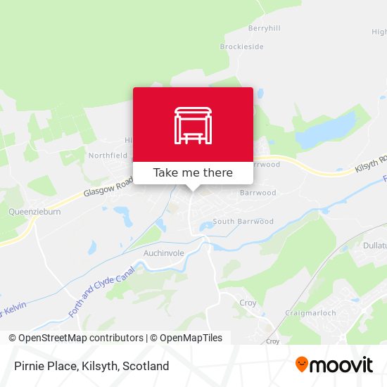 Pirnie Place, Kilsyth map