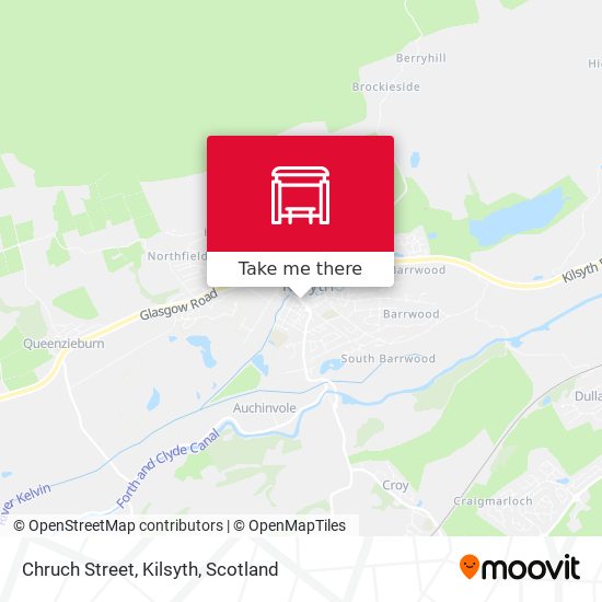 Chruch Street, Kilsyth map