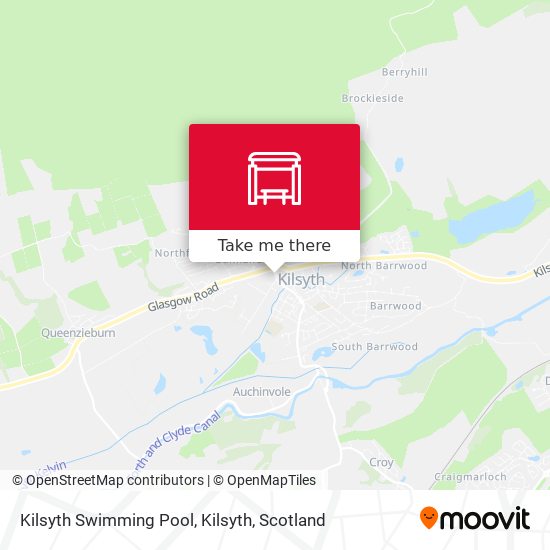 Kilsyth Swimming Pool, Kilsyth map