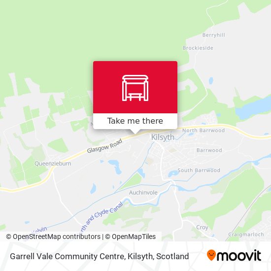 Garrell Vale Community Centre, Kilsyth map