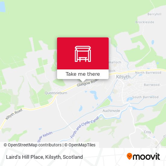 Laird's Hill Place, Kilsyth map