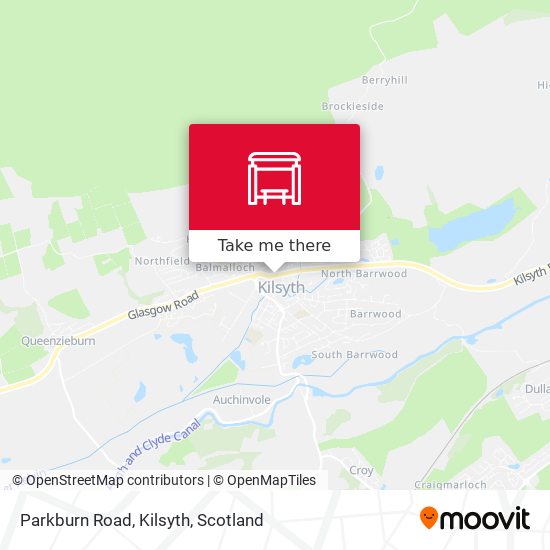 Parkburn Road, Kilsyth map