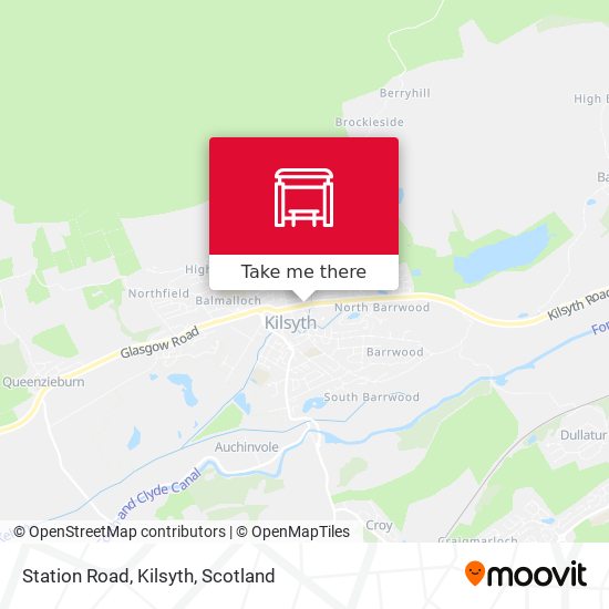 Station Road, Kilsyth map