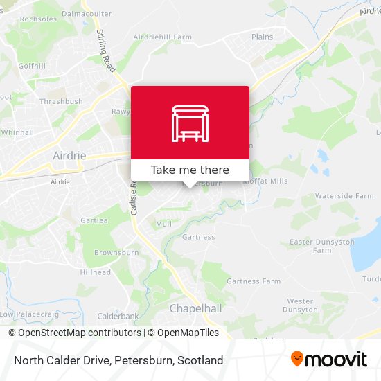 North Calder Drive, Petersburn map