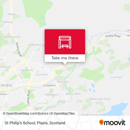 St Philip's School, Plains map