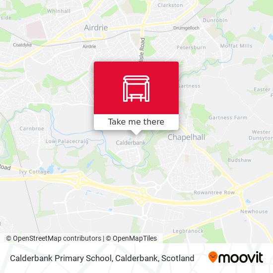 Calderbank Primary School, Calderbank map