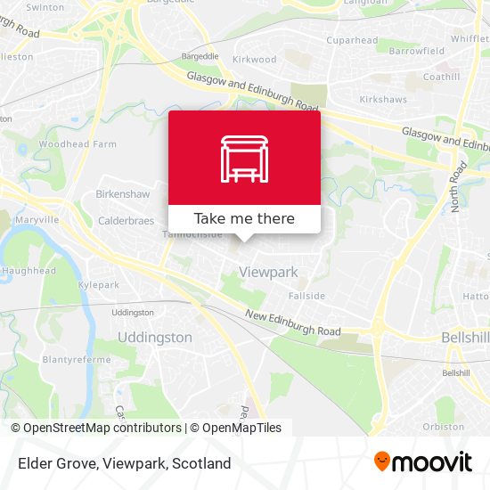 Elder Grove, Viewpark map