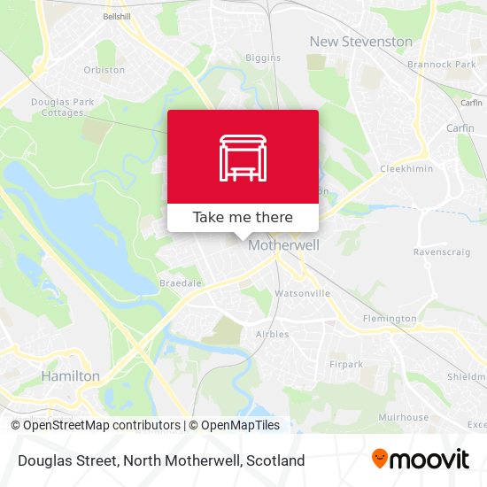 Douglas Street, North Motherwell map