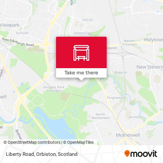 Liberty Road, Orbiston map